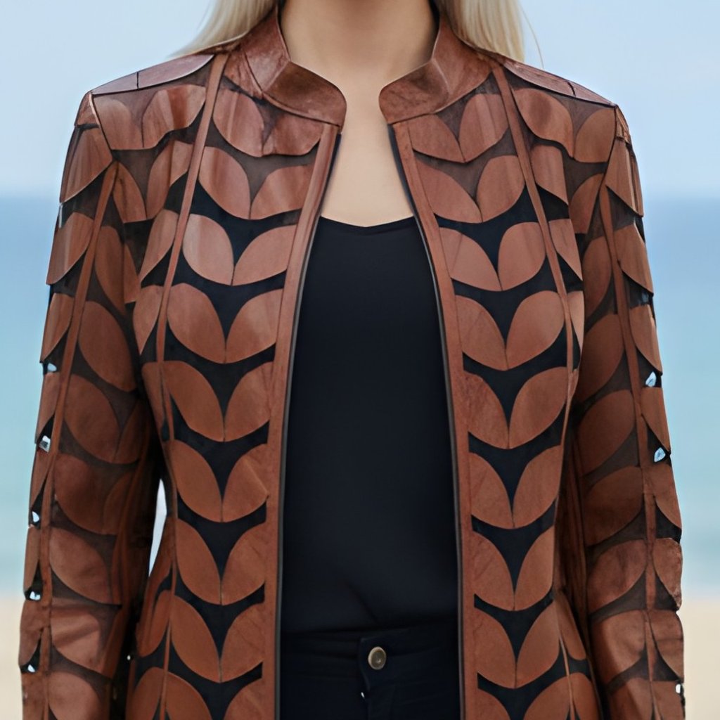 Leather Jacket Outfit Women Leather Jacket Women Leather Women Jacket Leaf